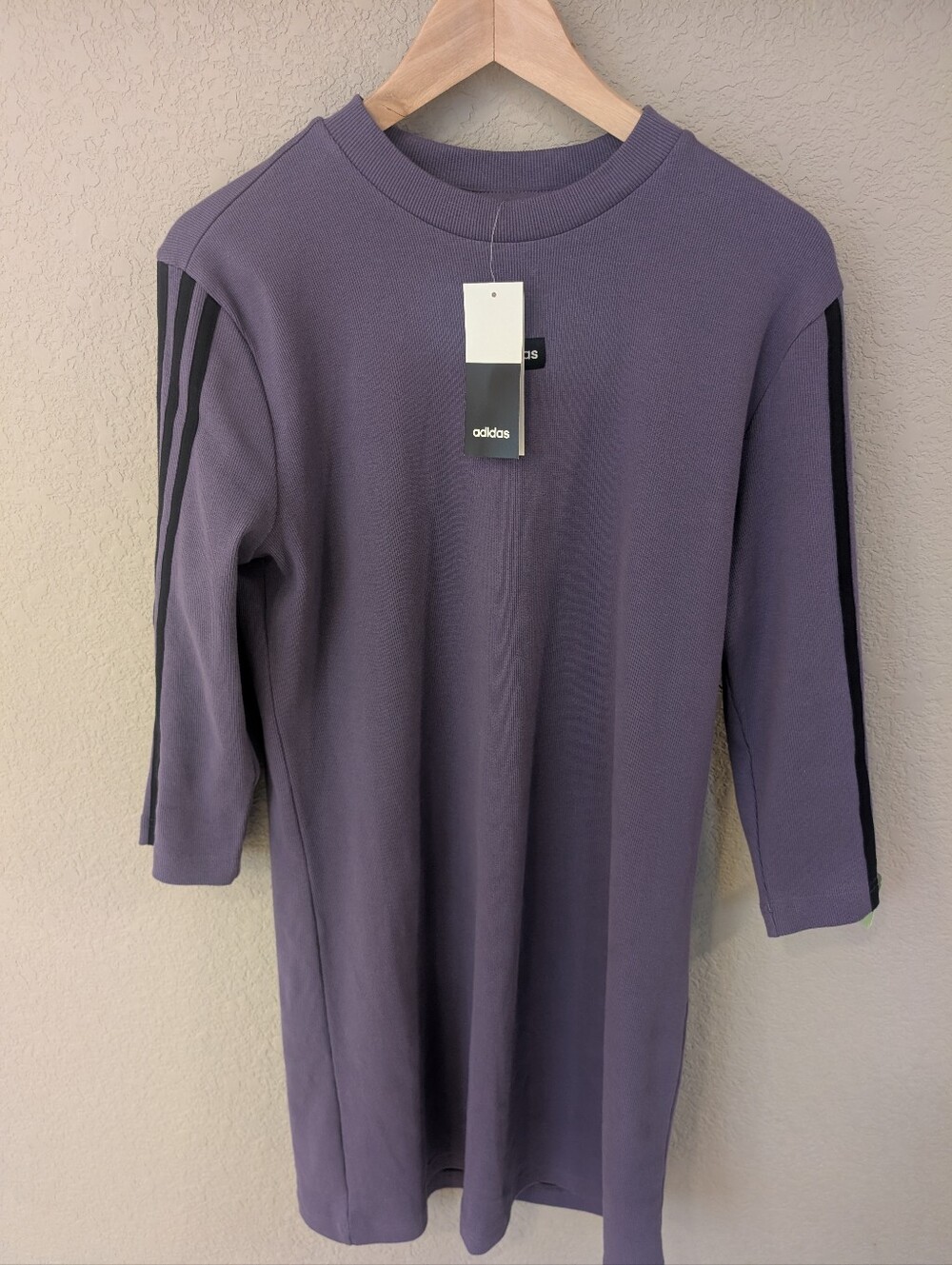 adidas Purple Three-Stripe Dress - NWT